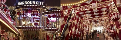 充滿愛與歡樂(lè)的海港城“圣誕圓滿愛”圣誕布置