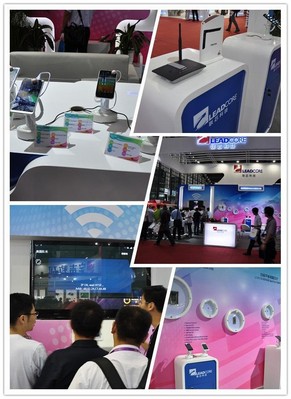 圖2：“移動終端新技術與供應鏈展”聯芯展臺重點展示最新四核智能手機和平板芯片平臺以及TD-LTE芯片。