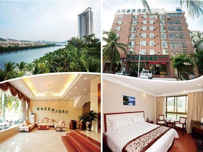 住格林豪泰三亞酒吧街臨春河路商務酒店，一覽沿河美景