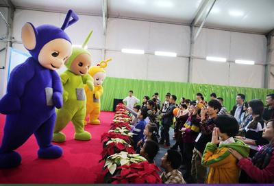 天線寶寶華麗登場(chǎng)，大小朋友歡聲雷動(dòng)！天線寶寶永遠(yuǎn)是童年的最愛！